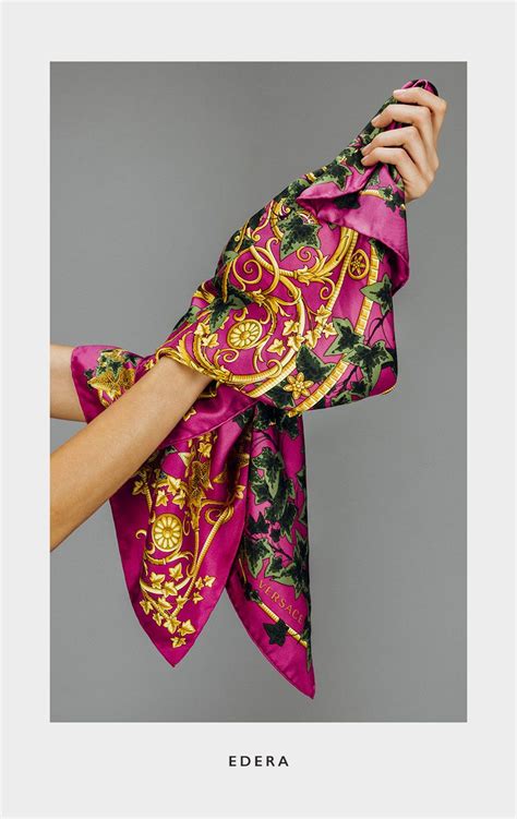 versace scarf women's